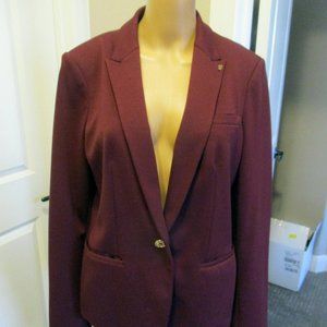 Tommy Hilfiger Burgundy sz 10 blazer